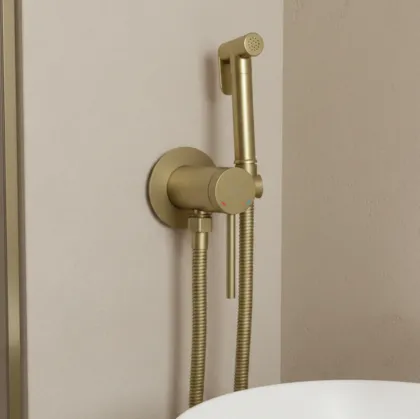Набір гігієнічного душу REA CLIF BRUSHED GOLD Набір гігієнічного душу REA CLIF BRUSHED GOLD — Photo 2