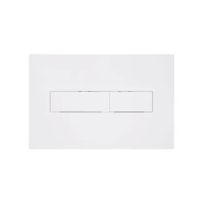 Клавіша змиву Qtap Standard 152x236x28 мм, White, лінійна QTSTD164W49471