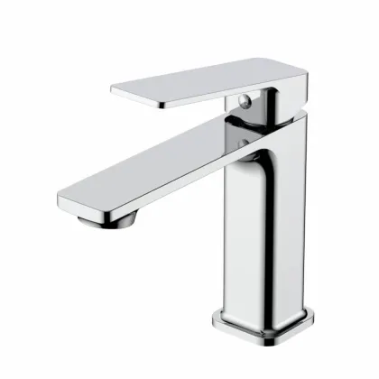Змішувач для раковини низький Qtap Capricorn, Chrome (k26) QTCAP1060102C48219