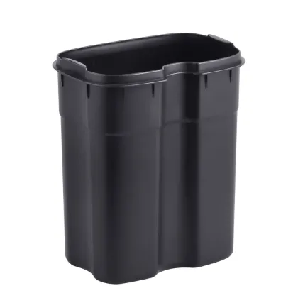 Відро для сміття з плавним закриттям прямокутне Mixxus Premium Style-TC0305 SS Color 5л колір нержавійка (MI7060) — Photo 10