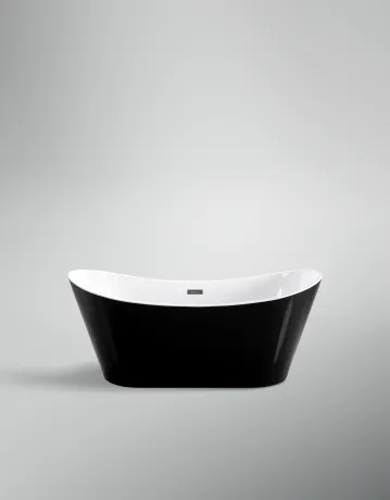 Ванна VBI MARMOLADA BLACK 170 x 75 окремостояча