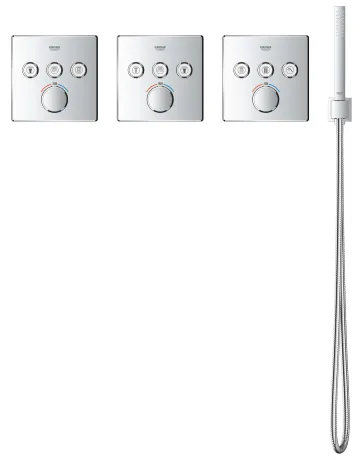 Шлангове підключення з тримачем Grohe Euphoria Cube (26370000) — Photo 1