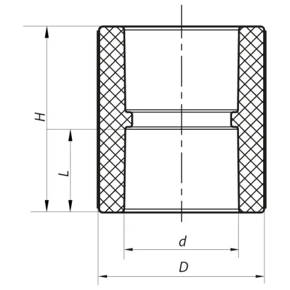 З'єднувальна муфта 32 PPR Koer K0003.PRO (KP0005) — Photo 1