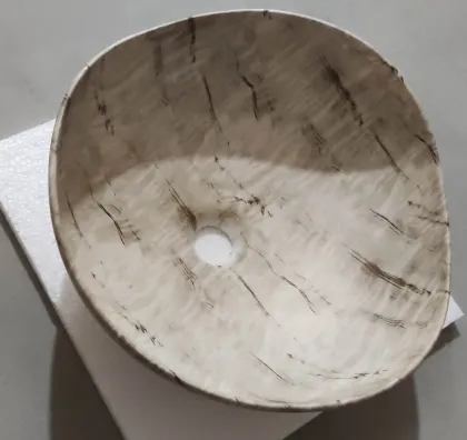 Раковина накладна Mixxus Premium WAVE-0103 MARBLE 380х380х170mm (MP6532) — Photo 3
