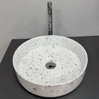 Умивальник (раковина) VBI BARI S GREY MOSAIC накладний — Photo 4