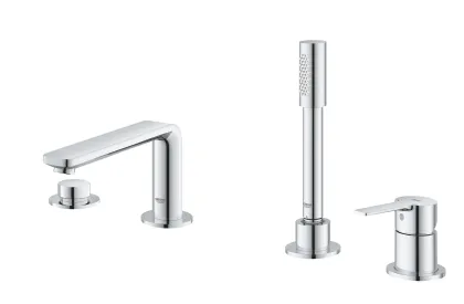 Одноважільний змішувач для ванни на 4 отвори Grohe Lineare (19577001) — Photo 5