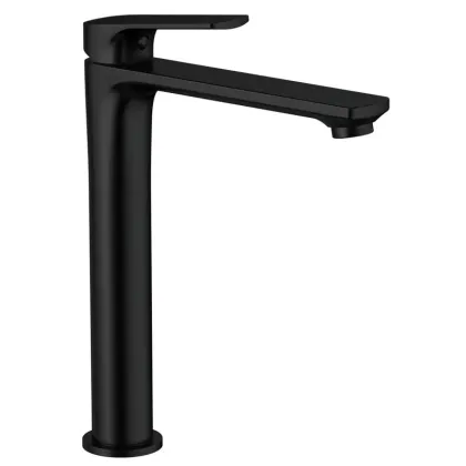 Змішувач для умивальника Mixxus Premium MONE 001 NUT HIGH Black (MI6775)