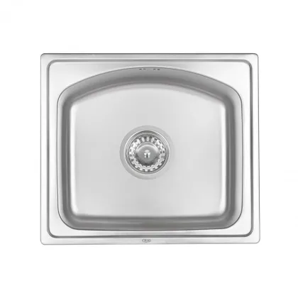 Кухонне миття Qtap 4842 0,8 мм Micro Decor (QT4842MICDEC08)