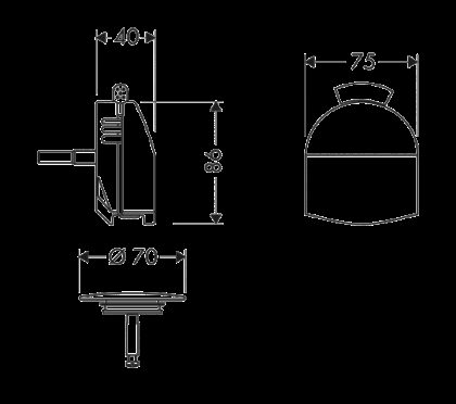 Exafill - зовнішня частина HANSGROHE 58127000 — Photo 1