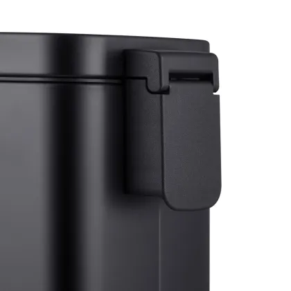 Відро для сміття з плавним закриттям прямокутне Mixxus Premium Quadro-TC0105 Black 5 л колір чорний (MI7061) — Photo 11