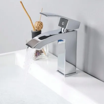 Змішувач для раковини Qtap Swan Cascada QTSWA270CRM45564 Chrome — Photo 4