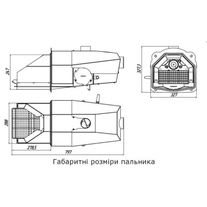 Комплект пелетна горілка Thermo Alliance Evo 100 кВт + контролер ECOMAX 860 Plum — Photo 1