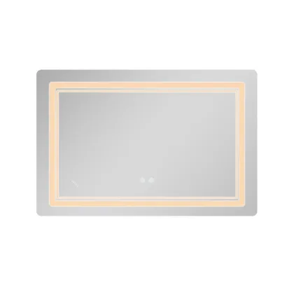 Дзеркало Qtap Cardinal (CA2) 800х600 з LED-підсвічуванням Touch, з антизапотіванням, з димером, рег. темп. кольору Reverse — Photo 4