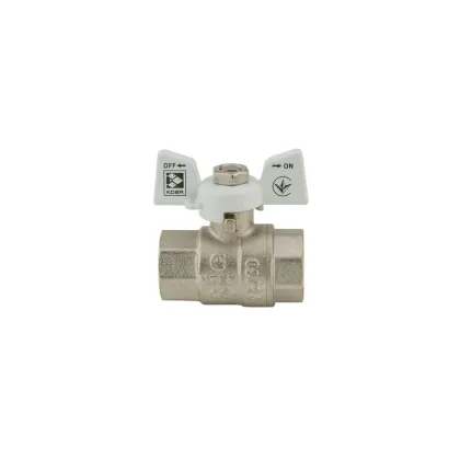 Кран кульовий KOER 1/2" ГГМ (KR.217.W) білий (KR0177) — Photo 2