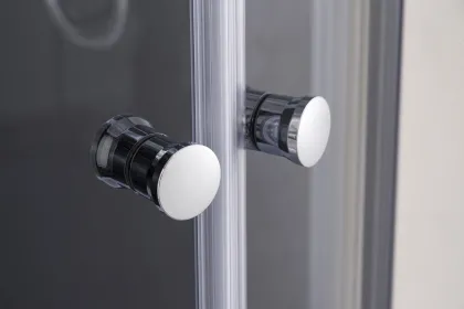 Бокс душовий з гідромасажем Mixxus STRONG SBH02-90x90x215-FB SATIN низький піддон (MI6890) — Photo 12