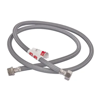 Гнучке підведення Zerix ZHN-02-FM1/2"-200 (нейлонове обплетення, гайки нерж) (ZX5154) — Photo 1