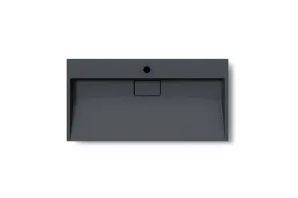 Умивальник (раковина) VBI ESTE 90 BLACK 1/O накладний — Photo 2