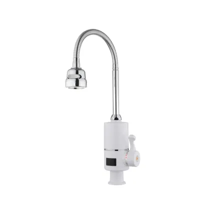 Проточний кран-водонагрівач для кухні на три режими Lidz Warm 062 LDWAR062WCR49099 White/Chrome — Photo 2