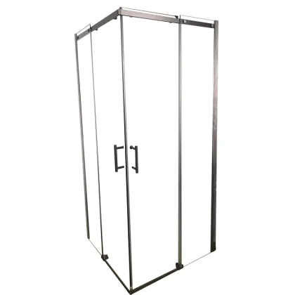 Душова кабіна без піддону Koer SR SC03-90x90x200-TR-07 прозоре скло Easy Clean 6мм, графіт (KR5359) — Photo 8