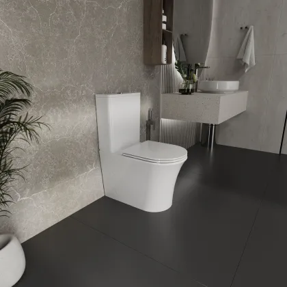 PURE комплект : унітаз підлоговий з сидінням Soft-close + бачок (змив Tornado) — Photo 4