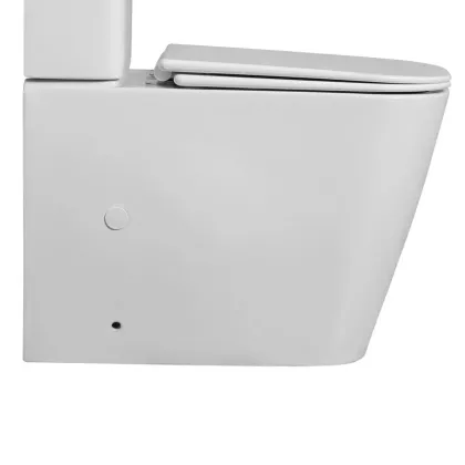 Чаша унітазу-компакту Mixxus Quadro-0404-T1 Bowl 660х360х820 Tornado 1.0 без сидіння (MI8342) — Photo 8