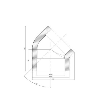 Кутик PPR Thermo Alliance 110, 45° — Photo 1