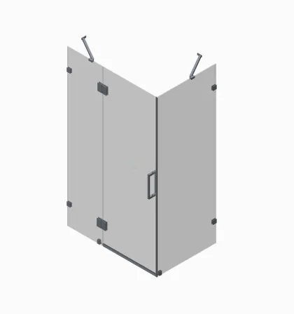 Бічна стінка до кабіни Koer SR SW04-80x200-TR-01 прозоре скло Easy Clean 10мм, хром (KR5389) — Photo 39