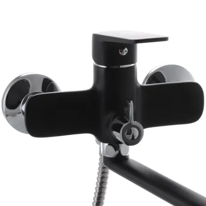 Змішувач для ванни Mixxus Oregon 006 Euro Чорний (MI5915) — Photo 1