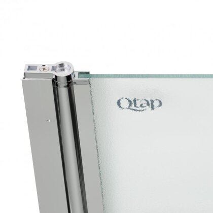 Штора на ванну Qtap Standard CRM407513APL скло Pear 6 мм, 75х130 см, ліва — Photo 3