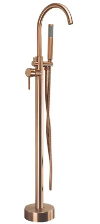 Змішувач для ванни REA LUNGO BRUSHED COPPER підлоговий