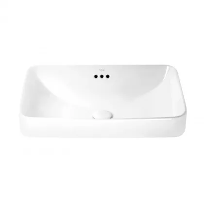 Раковина Qtap Jay 590х410х155 White з донним клапаном QT0711K425W — Photo 2