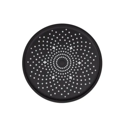 Лійка для верхнього душу Qtap Hlavova D 230 мм округла QTHLA107BLM45788 Black Matt — Photo 2
