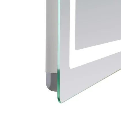 Дзеркало Lidz Kubis (KU2) 1000х800 з LED-підсвічуванням Touch, з антизапотіванням, з димером, рег. яскравості LD78LF6141008048450 — Photo 5