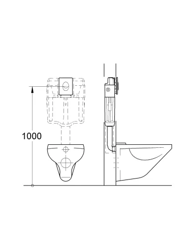 Панель змиву Grohe Skate Air для унітазу вертикальна (38505KF0) — Photo 3