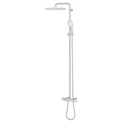 Душова система настінного монтажу з термостатом для ванни Grohe Tempesta System 250 Cube (26691001) — Photo 2