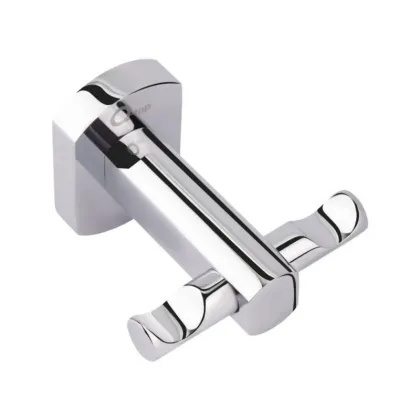 Крючок Qtap Liberty подвійний QTLIBCRM1154 Chrome — Photo 2