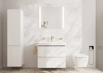 XARITA LITE Q дзеркало 80*70см з вертикальним LED подсвічуванням — Photo 1