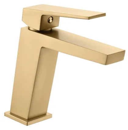 IMEX ART BRUSHED GOLD Змішувач для умивальника, PVD матове золото