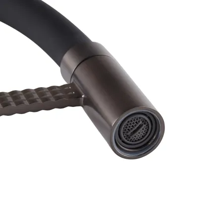 Змішувач для кухні Mixxus Premium Oliwer 017 GRAPHITE REFL.BLACK (MI6967) — Photo 6