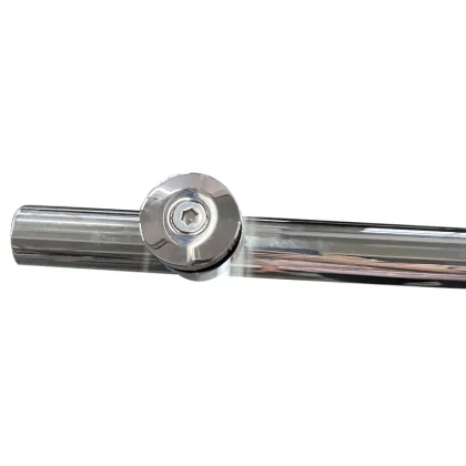 Двері в нішу Koer SR SD06-140x220-TR-01 прозоре скло Easy Clean 8мм, хром (KR5368) — Photo 4
