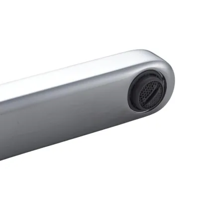 Змішувач латунний для раковини Lidz Astra 001FH високий (k35) LDAST001FHCRM48090 Chrome — Photo 5