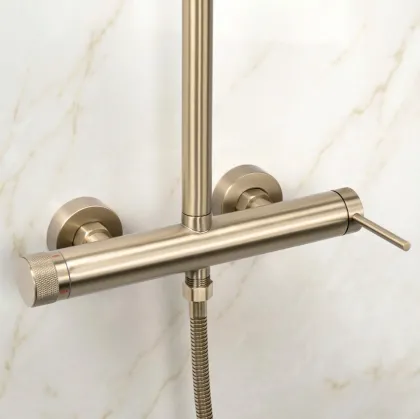 Душовий гарнітур REA FOSS CLIF BRUSHED GOLD — Photo 1
