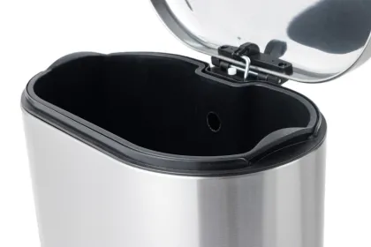 Відро для сміття з плавним закриттям овальне Mixxus Premium Strong-TC0120 SS Color 20л колір наржавійка (MI7081) — Photo 15