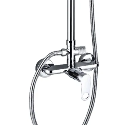 Душова система для душу Qtap Jay на два споживача QTJAY110CRM45544 Chrome — Photo 2