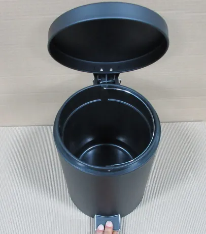 Відро для сміття кругле ZERIX SOLO-TC0105 BLACK 5 л (колір чорний) (ZX5898) — Photo 9