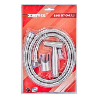Набір для гігієнічного душу Zerix Bidet SET-005.SUS (нерж. сталь) (ZX5026) — Photo 2