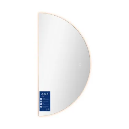 Дзеркало Qtap Taurus HR800 з LED-підсвічуванням Touch, з антизапотіванням, з димером, рег. темп. кольору (3000-6500K) QTTAUHR800 — Photo 5