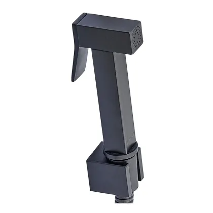 Змішувач для гігієнічного душу Haiba Kubus 002 (Inner) Black (HB3952) — Photo 2