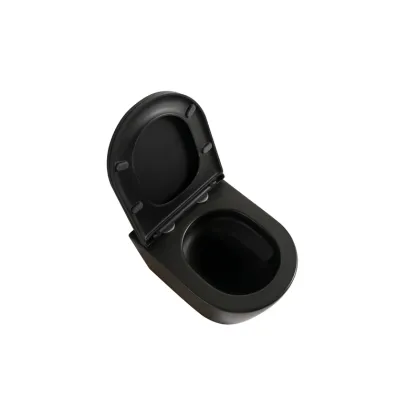 Унітаз підвісний Mixxus Premium BEVEL-0304-T1 BLACK 480x360x360mm сист. змиву TORNADO 1.0 (MP6677) — Photo 11