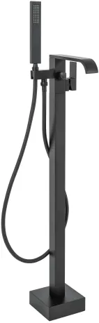Змішувач для ванни REA CARAT BLACK чорний підлоговий *